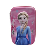 3D Frozen Pink Pencil Case For Girls